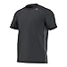 adidas Performance Men's Basketball All World Short Sleeve Tee, Dark Grey/Vista Grey, Medium
