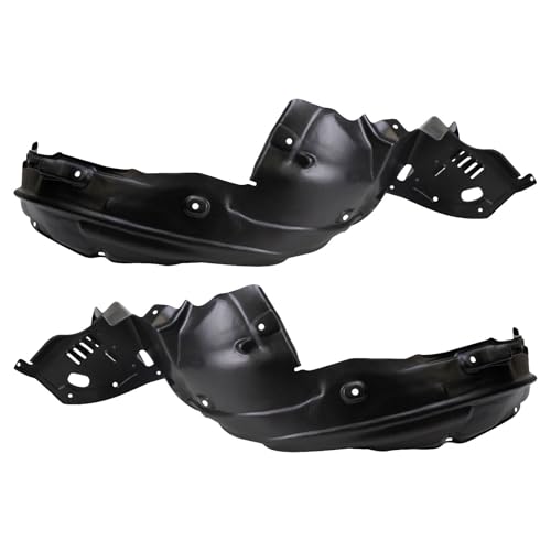 Image of TRQ Inner Fender Liner Set Compatible with 2008-2009 Honda Accord HO1248127 HO1249127