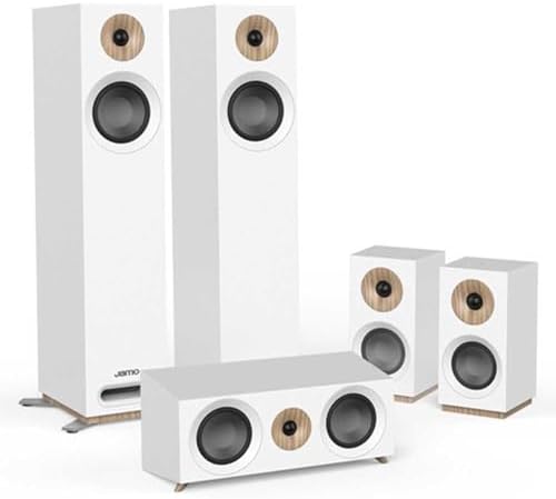 Jamo S 805 HCS 5.0canales Blanco Conjunto de Altavoces - Set de A...