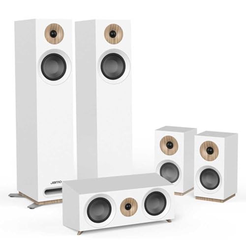 Jamo S 805 HCS 5.0canales Blanco Conjunto de Altavoces - Set de A...