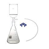 Deschem 1000ml,Glass Suction Filter Kit,350ml 24/40 70mm Buchner Funnel & 1L Erlenmeyer Flask