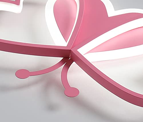 Applique murale papillon rose pour illuminer les nuits des enfants