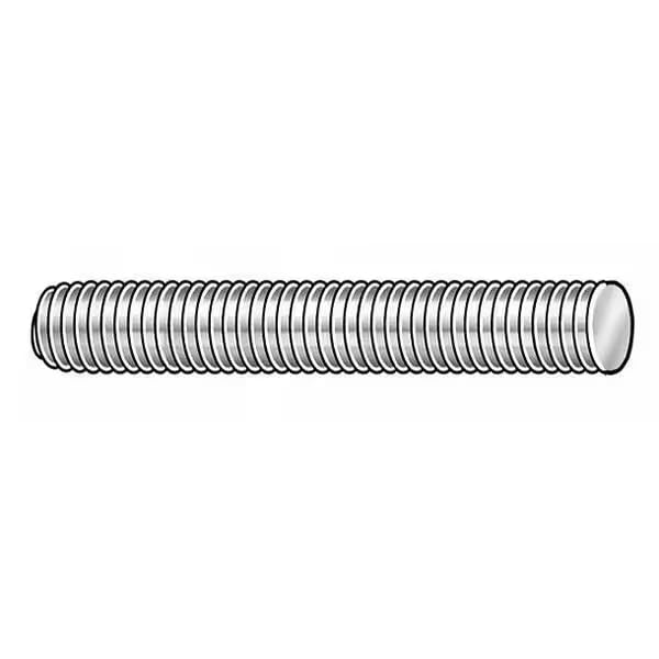 Fully Threaded Rod, 3/4"-10, 2 ft, Brass, Not Graded, Plain Finish, Mfr: BR.03401002.PL.DAR-A