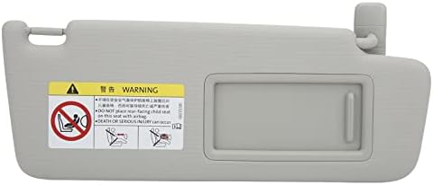 Yctze Napellenző Tükörrel Jobb Oldali Szürke Autó Belső Napvédő MK7 2014-2017 OEM 5GG857552 Szélvédő Árnyékoló