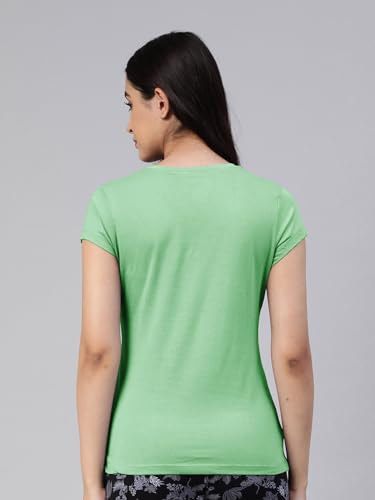 Image of Lyra Women's Cotton Regular Fit T-Shirt