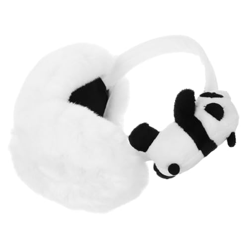 Veemoon Panda Ear Muff for Women Cute Warm Ear Covers Fashionable Winter Accessories for Outdoor Activities Cold Weather Protection Windproof Snug Fit Design