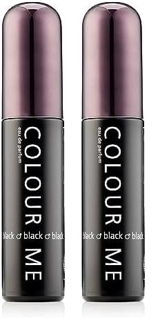 Colour Me Black - Fragrance for Men - Eau de Toilette, by Milton-Lloyd, 50ml (Paquete de 2)