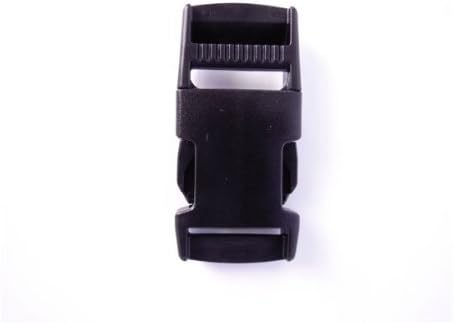 SR25 PLASTIC SIDE RELEASE BUCKLE BLACK 25mm webbing