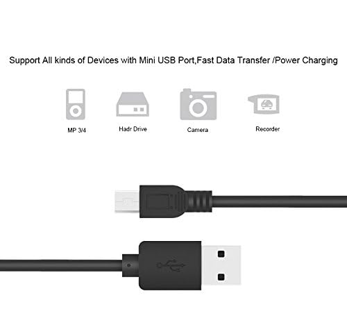image for MaxLLTo USB Charger Data Cable Cord Lead for Coby MP3/MP4 Players MP-6