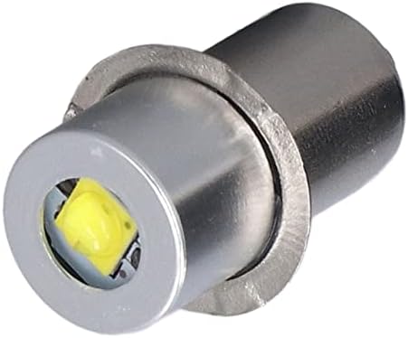 LED Flashlight Replacement Bulb - 3V 3W High Brightness Torch Bulb Work Light Bulb for Torch Lantern Work Light Conversion Bulb Replacement, Bright White Light, 0.9 X 0.4in
