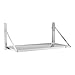 Royal Catering Mensola Pieghevole A Muro Ribaltabile Da Parete Ripiegabile RC-BFWS10045 (40 kg, 100 x 45 cm, Acciaio Inox)