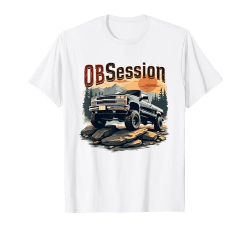 OBS Truck Old Body Style Retro Vintage CK Truck Sunset Mtn T-Shirt