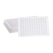 07-1166N L-Plates Shallow Plate Round Well Kit with Round Bottom, Polypropylene, Natural Silicone Mat, Precut Thin, 350L