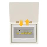 Electrical Panel Cover - Metal Circuit Breaker Box Enclosure for Residential Commercial Use | Sturdy Protective Cover with Lockable Design, Easy Installation, Provides Safety from Dust 8.27x6.3 in