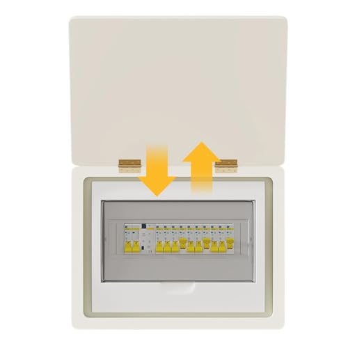 Decoración para cuadros eléctricos en garajes y sótanos familiares modernos