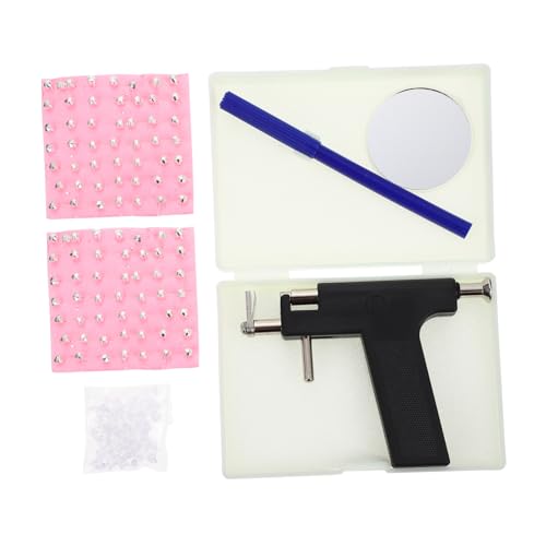 Beavorty Tool Kit Ear Kit Machine Stainless Steel Tools Includes Ear Studs for Salon and Home Use