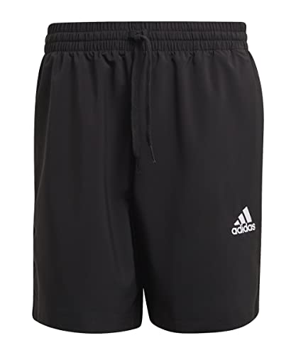 adidas Herren Aeroready Essentials Chelsea Small Logo Kurze Hose, Schwarz-weiss, L EU