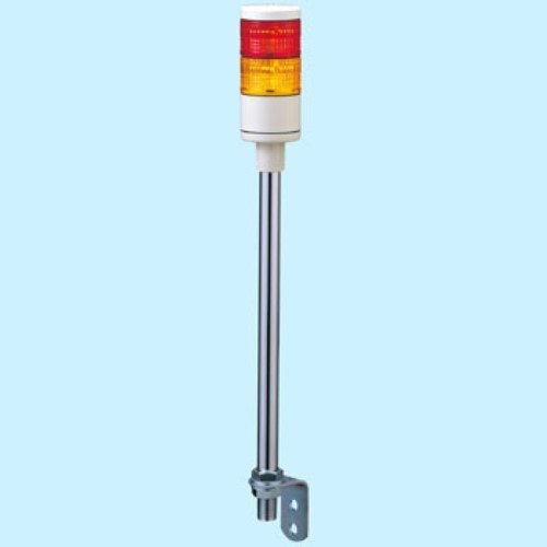 パトライト LED薄型小型積層信号灯シグナル・タワー AC/DC24V ポール取付け 赤黄 LES-202A-RY パトライト スイッチボックス付積層信号灯 シグナルタワー HSST-3M2J 赤黄緑 送料無料