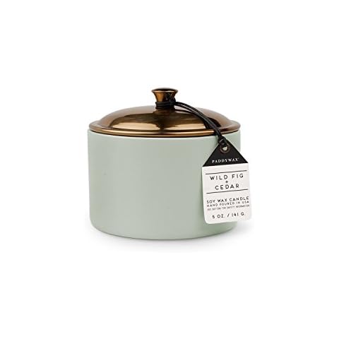 Paddywax Wild Fig & Cedar Scented Candle Hygge Range 5oz Cover