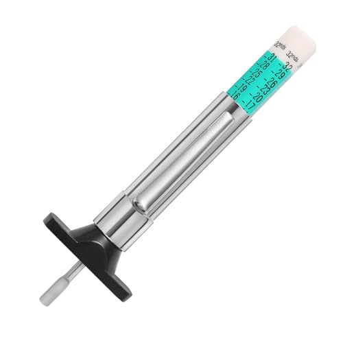DOETYD Tyre Tread Depth Gauge UK Portable Vehicle Measuring Tool Color Coded Tyre Depth Measurement Tool 25MM/32nds