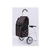 ACYUYC Chariot de Courses Panier Pliable Alliage d'aluminium avec Tabouret Tige à Tige réglable Corde élastique pour la Maison et la Sortie Caddie de Courses Grande Capacité (Color : 4)