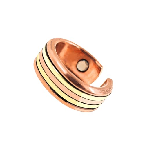 Bague en cuivre massif d'une pureté exceptionnelle Shinde Exports