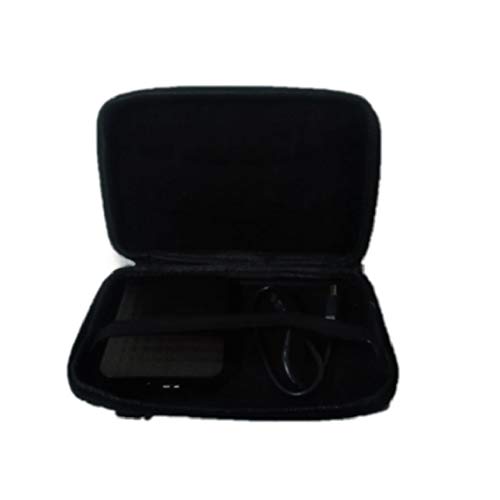 Kit Capa de Notebook 15.6 Preta e Capa de Hd Externo Preta Bolinha Branca