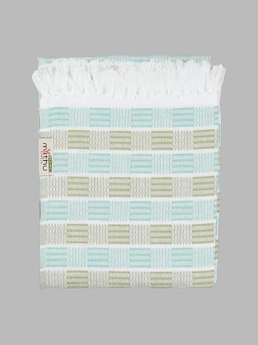 Image of RAMRAJ COTTON Pack Of 4 Cotton Bath Towel Set Crafted For Softness| Durability| And Comfortable Daily Use