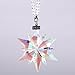 XIANGBNA 125 Annual Edition Christmas Crystal Star Snowflake Ornaments (125 Colorful) (Colorful)