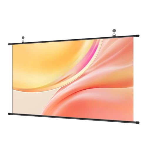 Pantalla de proyección portátil 72" 16:9 con bloqueo automático miniatura 1