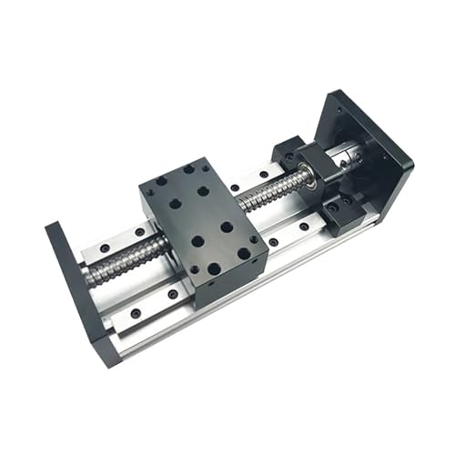 Metal Ball Screw nut end Processing SXG1605 Sliding Stage Travel 50-800mm SFU1605 Ball Screw MGR12 Guide Rail Motion Table for Nema23 Stepper Motor(Effective Stroke 700)