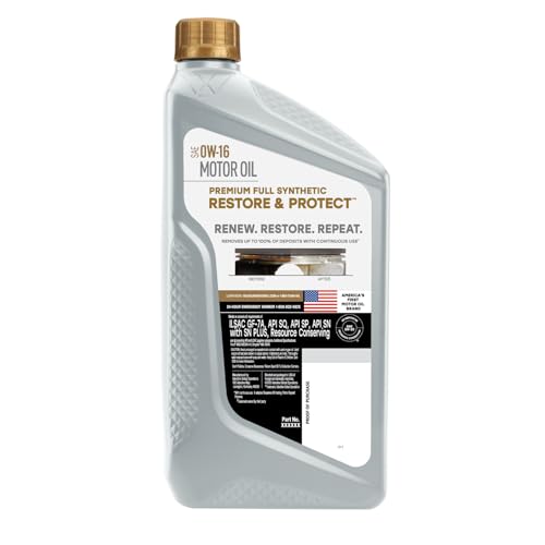 Image of Valvoline Restore & Protect Full Synthetic 0W-16 Motor Oil 1 Quart