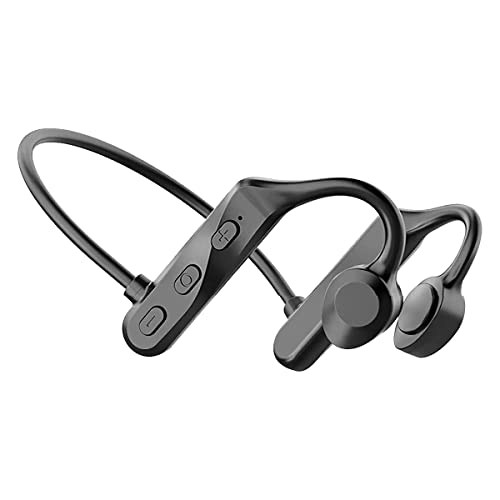 Knadgbft Bone Conduction Headphones Noise Cancelling Earphones Built in Mic Sweat Resistant Earphones for Sport Workouts