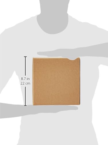 Image of BonKaso 3 Ply Corrugated Boxes for Packaging | 8 inchx8 inchx8 inch (Pack of 10) | Brown Cardboard Packing Box for Shipping, Moving & Storage | Cartons for Courier & Goods Transportation.