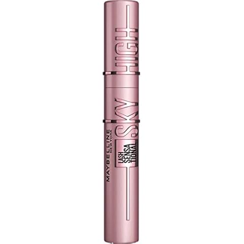 Maybelline New York Lash Sensational Sky High Mascara, Volumising & Lengthening Mascara, Washable Flake-Free Formula Infused with Bamboo Extract & Fibres, 7 ml, Shade: 01, Black Cover