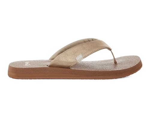 Tongs tapis de yoga métallique Sanuk femme idéales pour la plage et la ville