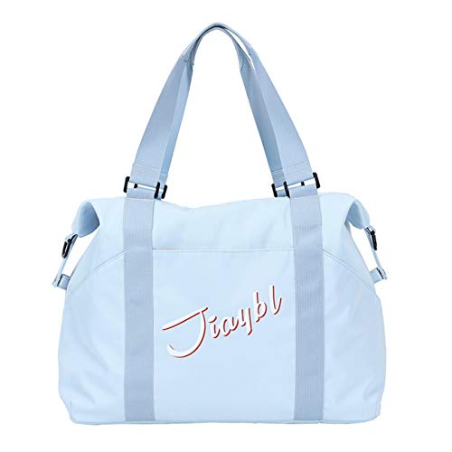 Preisvergleich Produktbild Acmebon Reisetasche für Mädchen und Damen. Tragetasche für Reisen. Moderne Handgepäcktasche Hellblau