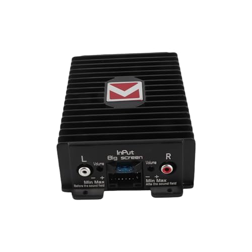 ZJchao Amplificateur de puissance Audio de voiture, véhicule 4 canaux 80WX4, processeur de son numérique classe A/B, mise à niveau du lecteur