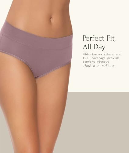 Image of Felina Pima Cotton Hipster - Seamless Cotton Underwear for Women - Soft and Breathable Womens Underwear