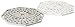 Mintrico Silicone Trivet Mat Pad for Hot Dishes Set of Two (White & Grey Octagon)…
