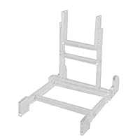 Two Part Adjustable Clear Acrylic Plastic Display Stand Easel (Set of 6)