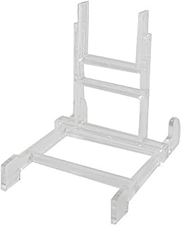 Tincogo Two Part Adjustable Clear Acrylic Plastic Display Stand Easel (set of 5)
