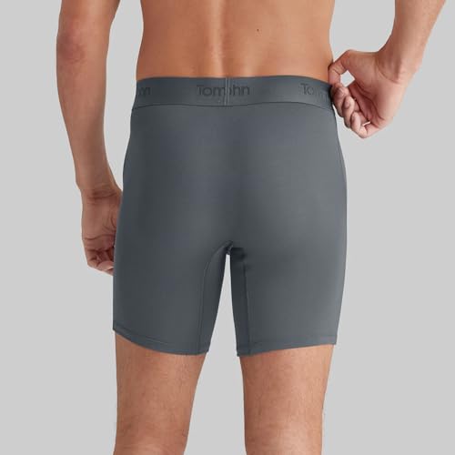 Tommy John Men’s Mid-Length Boxer Brief 6” Underwear- Hammock Pouch for Support - Second Skin Fabric for Barely-there Comfort3