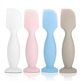 LEBKFT 4pcs Baby Diaper Cream Spatula & Silicone Applicator - Hygienic Butt Paste Brush for Newborn Baby Essentials (2)