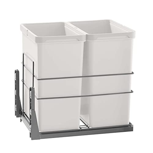 Contenedor de basura para cocina blanco 7.5 gal