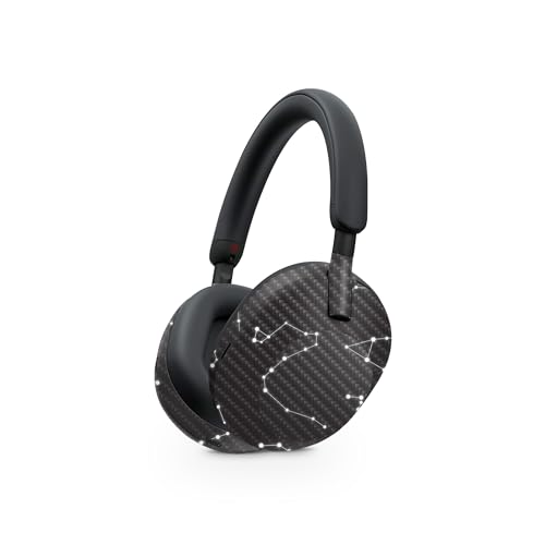 Image of MightySkins Carbon Fiber Skin Compatible with Sony WH-1000XM5 Headphones - Constellations | Protective, Durable Textured Carbon Fiber Finish | Easy to Apply