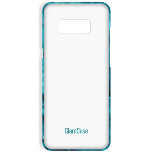 Coque Samsung Galaxy S8 marbre bleu sarcelle imprimé fin rigide