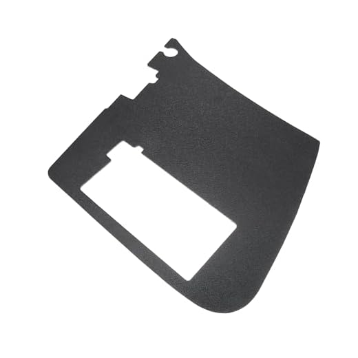 X AUTOHAUX 1 Pcs Car Battery Den Cover Replacement for Chevrolet Corvette 1997-2004 ABS Black