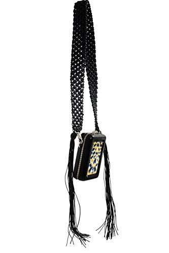 Bolsa de ombro feminina de veludo multicolorida Proenza Schouler