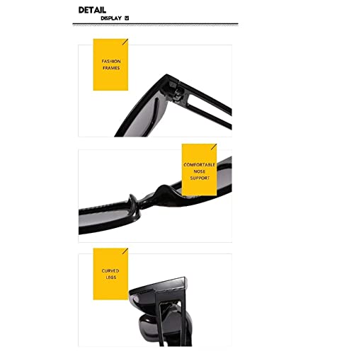 LAPRBY Y2K Polarized Wrap Round Sunglasses for Women and Men Model-NEO4